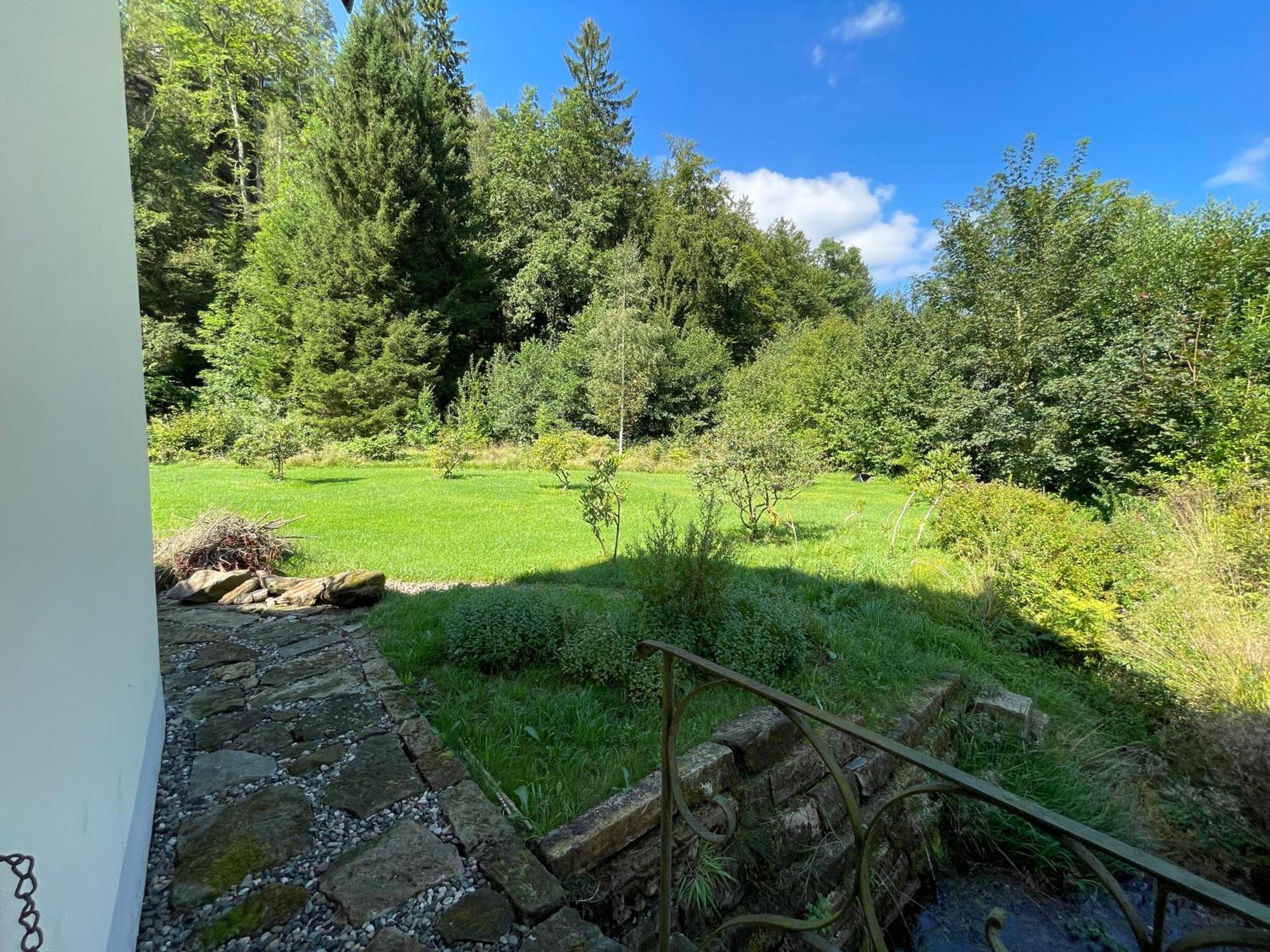 Ferienwohnung Parkblick Im Badehaus Rosenthal-Bielatal Exterior foto